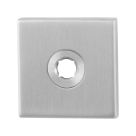 GPF1100.02L rozet 50x50x8mm RVS geborsteld linksdraaiend