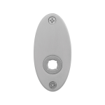 GPF1100.03 rozet 80x38x2mm RVS geborsteld