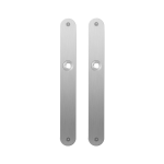 GPF1100.23 plaatschild afgerond RVS geborsteld