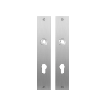 GPF1100.26 plaatschild rechthoekig PC72 RVS geborsteld