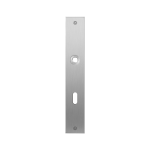 GPF1100.27L/R plaatschild rechthoekig BB72 links-/ rechtsdraaiend RVS geborsteld