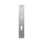 GPF1100.27L/R plaatschild rechthoekig PC72 links-/ rechtsdraaiend RVS geborsteld