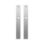 GPF1100.28 plaatschild rechthoekig RVS geborsteld
