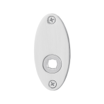 GPF1100.43L/R rozet 80x38x2mm RVS gepolijst links-/rechtsdraaiend