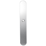 GPF1100.70L langschild XL afgerond linksdraaiend RVS geborsteld