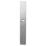 GPF1100.75 langschild XL rechthoekig RVS geborsteld