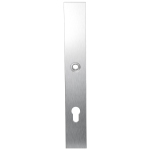 GPF1100.75R langschild XL rechthoekig PC85 rechtsdraaiend RVS geborsteld
