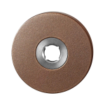 GPF1105.A2 R rozet 50x6 mm Bronze blend rechtsdraaiend