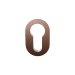 GPF1140.A2 Minimalistische cilinderrozet 42x28x1,5mm Bronze Blend