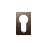 GPF1142.A1 Minimalistische cilinderrozet 42x28x1,5mm Dark blend