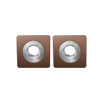 GPF1142.A2 Minimalistische rozet 28x28x1,5mm Bronze Blend