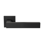 GPF1304.61-02 Tapu deurkruk op vierkante rozet zwart, 50x8mm