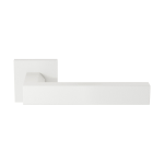 GPF1304.62-02 Tapu deurkruk op vierkante rozet wit, 50x8mm