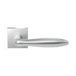 GPF1314.09-02 Rangi deurkruk op vierkante rozet RVS, 50x8mm