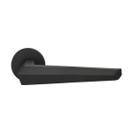 GPF3112.61-00 Rua deurkruk op ronde rozet zwart, 50x8mm
