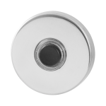 GPF9826.40 voordeurbel rond 50x8 mm RVS gepolijst
