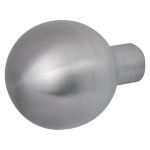 GPF9854.09 RVS mat kogel knop 50mm t.b.v. veiligheidsschilden vast incl. wisselstift