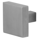 GPF9858.09 RVS mat vierkante knop 60x60x16mm t.b.v. veiligheidsschilden vast