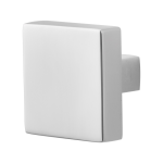 GPF9858.49 RVS gepolijst vierkante knop 60x60x16mm t.b.v. veiligheidsschilden vast