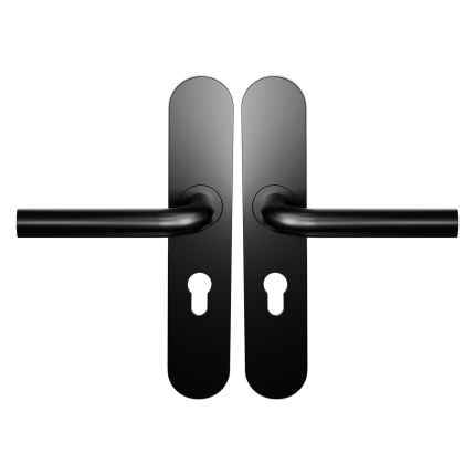 BLA100 zw. deurkruk op schild afg. PC55