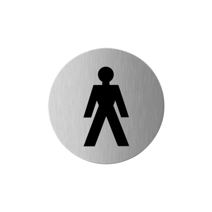 GPF0405.09 RVS pictogram 'Heren'