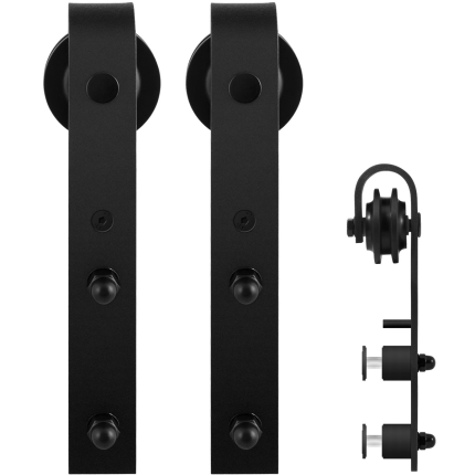GPF0500.61 hanger set Lanka zwart glas