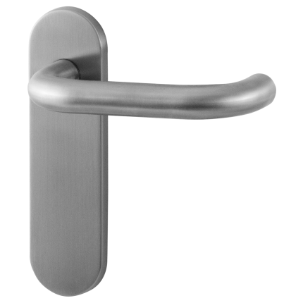 GPF105VS0 RVS deurkruk op kortsch. blind