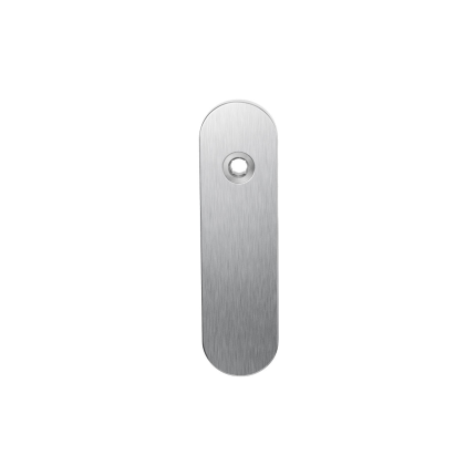 GPF1100.10L RVS kortschild afg. blind