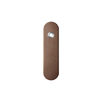GPF1110.A2R Bronze kortschild afg. blind