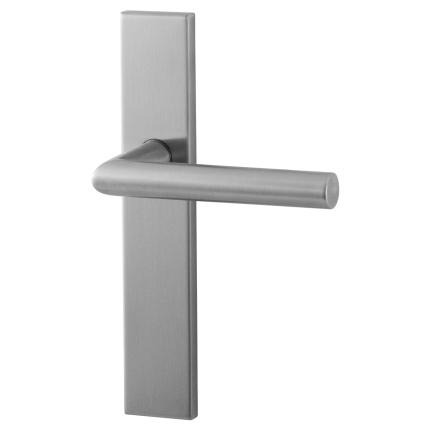 GPF115VS3 RVS deurkruk op langschild