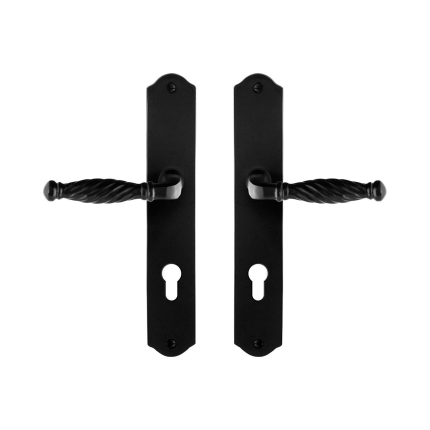 GPF6225.60 deurkruk op schild 238x41x4mm