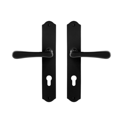 GPF6240.60 deurkruk op schild 238x41x4mm