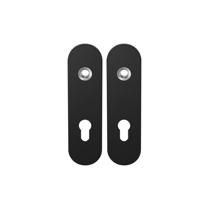 GPF8100.10 zwart kortschild afg. PC72