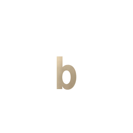 GPF9800.A4 champagne letter b/ 156 mm