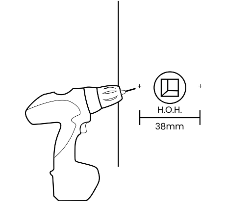 montagehandleiding gpf entree rozet stap 2