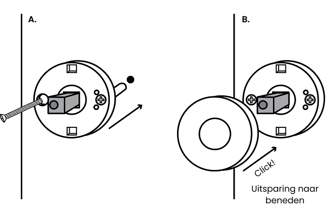 montagehandleiding gpf entree rozet stap 3