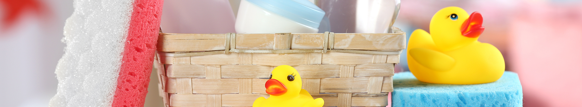 Sfeerafbeelding badaccessoires en badeendjes
