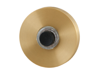 Deurbel in PVD mat messing